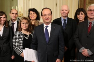 La Commission à l'Elysée